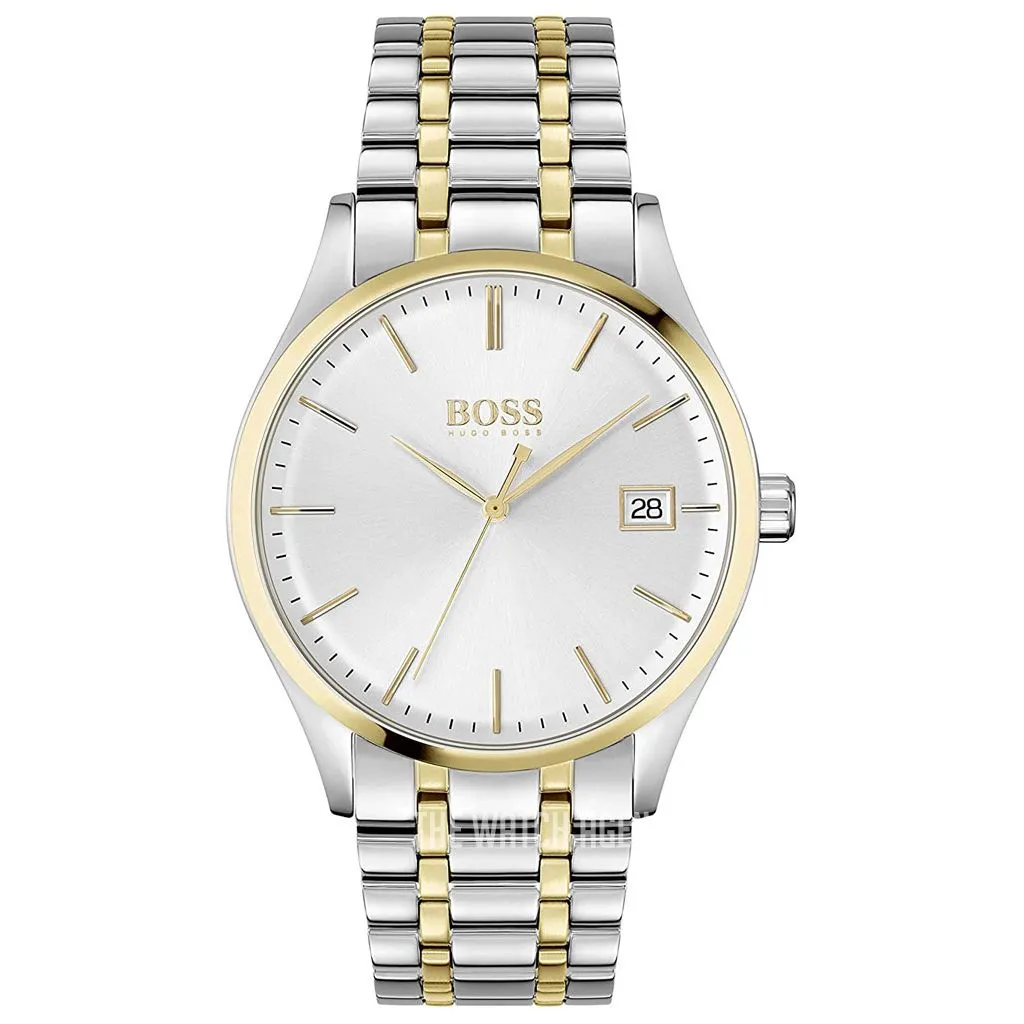 Hugo Boss Commissioner herreur 1513835 med sølv urskive og quartz urværk