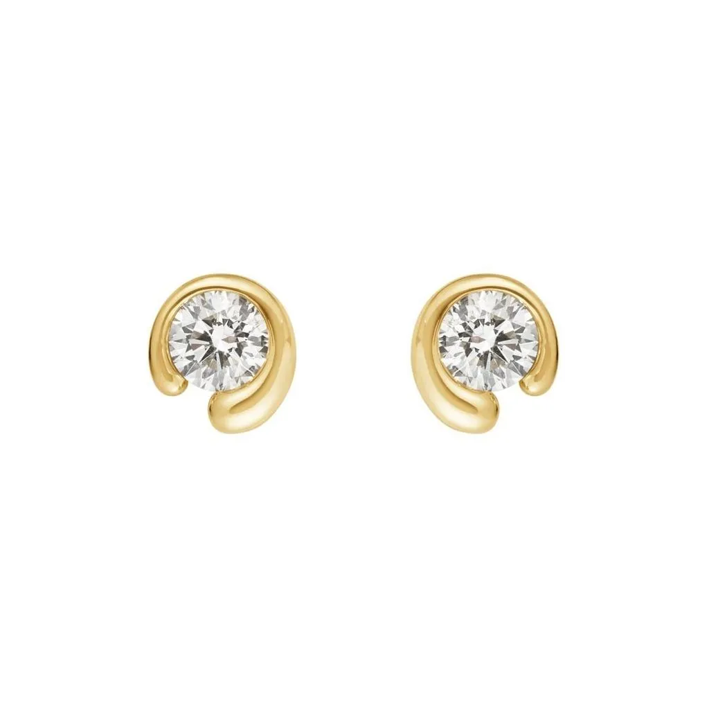 Georg Jensen Mercy Solitaire Earring 1636E guld med diamant