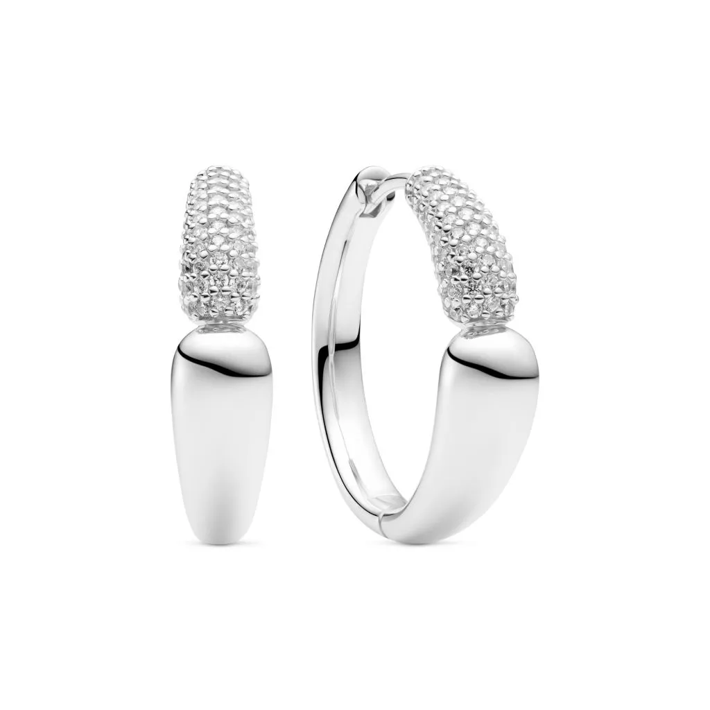 Sif Jacobs - Goccia Creolo Grande - Øreringe - E2584-CZ