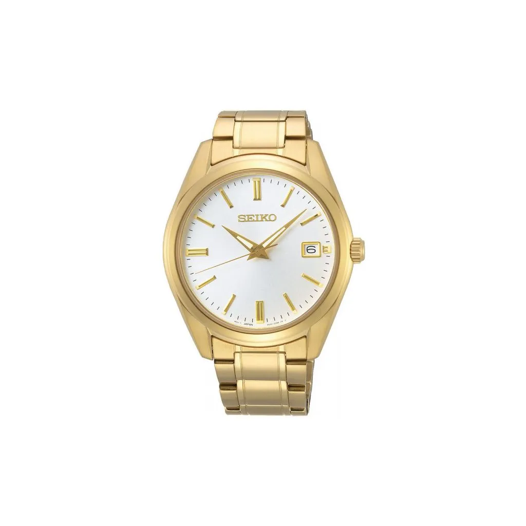 Seiko SUR314P1 herreur – Quartz ur med safirglas og 10 ATM vandtæthed