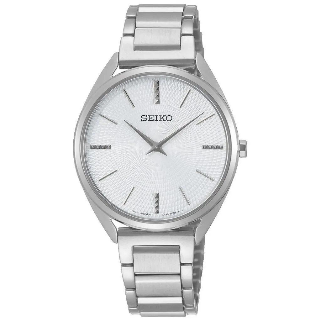 Seiko Dame SWR031P1 – 32mm quartz dameur med mineral glas og 5 bar vandtæthed