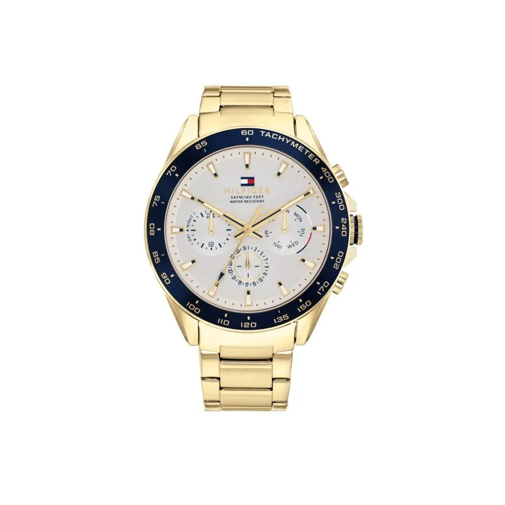 Tommy Hilfiger Owen herreur gylden 46 mm