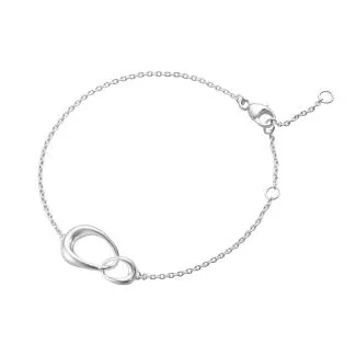 Georg Jensen - OFFSPRING INTERLOCKING BRACELET 433B SILVER - 10012370
