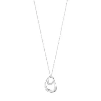 Georg Jensen - OFFSPRING PENDANT 433B SILVER DIAMOND PAVE 0.08 CT - 10015848