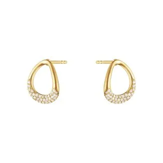Georg Jensen Offspring Earstud 1433D YG Diamond Pave 0.19 CT Ørestik