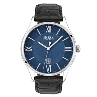 Hugo Boss Governor herreur 1513553 med sølv 42mm urskive
