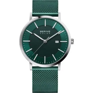 Bering Solar 15439-808 mandur med børstet sølv design

