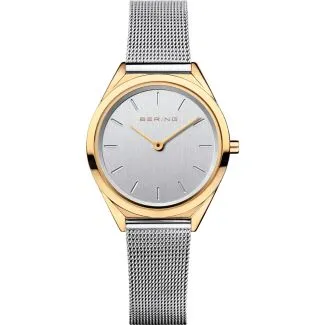 Bering Classic dameur poleret guld 17031-010 frontvisning

