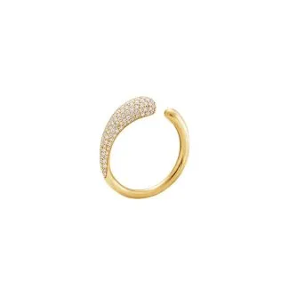 Georg Jensen Mercy Lille ring i guld med diamant – Elegant smykke

