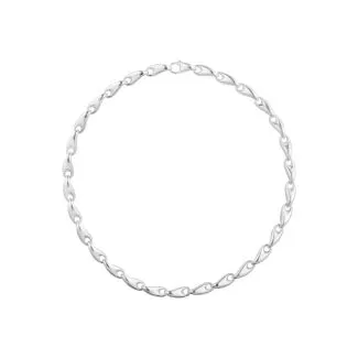 Georg Jensen - REFLECT MEDIUM NECKLACE 652C SILVER M - 20001178000M