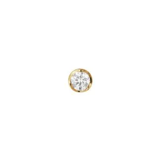 Georg Jensen - SIGNATURE SOLITAIRE EARSTUD 1652A YG DIAMOND 0.05 CT - 20001290