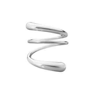 Georg Jensen Mersy Twist sølvring til kvinder - 20001401