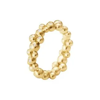 Georg Jensen Moonlight Grapes ring i guld – elegant design til kvinder

