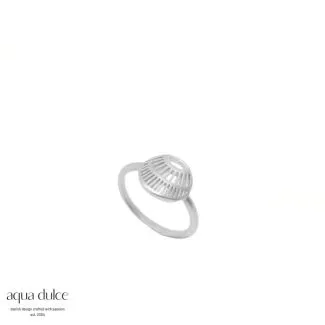 Aqua Dulce Bag ring i sølv – klassisk dame sølvring med elegant look
