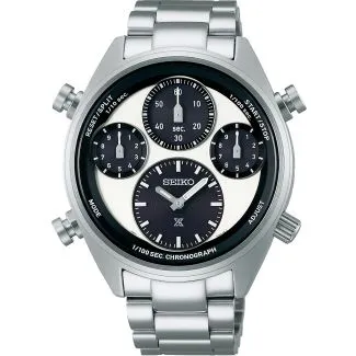 Seiko Prospex SFJ001P1 solar herreur med sølv urskive