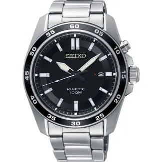Seiko SKA785P1 Kinetic herreur med sort urskive

