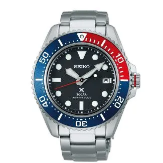 Seiko SNE591P1 i rustfrit stål – sporty og stilfuldt dykkerur