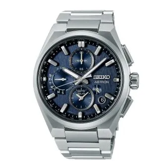 Seiko Astron GPS Solar herreur SSH161J1 med blå urskive

