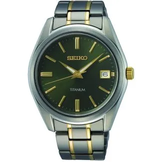 Seiko Titanium herreur SUR377P1 med grå urskive