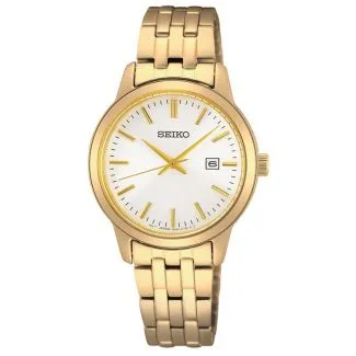 Seiko Classic dame ur SUR412P1 med hvid urskive

