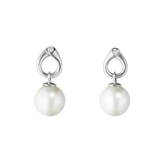 Georg Jensen - MAGIC EARRING 1513C WG PEARL DIAMOND 0.04 CT - 3519817