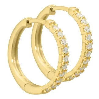 Aqua Dulce DARLING øreringe i forgyldt sølv til kvinder

