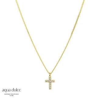 Aqua Dulce - Cross - Halskæde - 4533