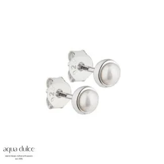 Aqua Dulce Lulu Stud ørestikker i sølv – stilfuldt smykke til kvinder