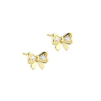 Aqua Dulce Astra Star ørestikker i forgyldt sølv

