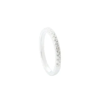 Aqua Dulce Darling Ring 5985 sølvring med syntetisk zirconia