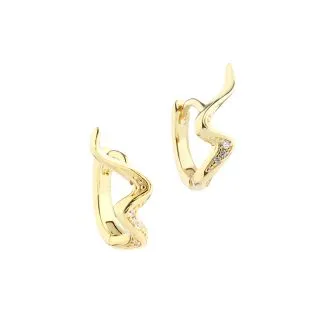 Aqua Dulce Darling River ørestikker sølv forguld til kvinder

