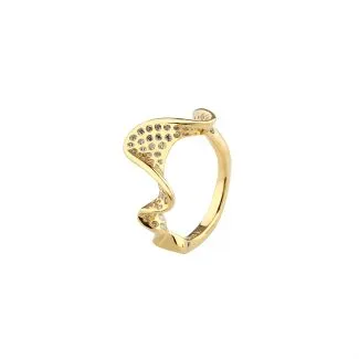 Aqua Dulce Darling Rhumba Ring 6065 i forgyldt sølv med syntetisk zirkonia