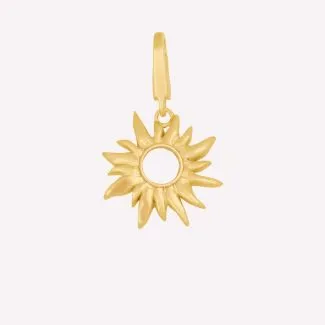 ByBiehl Sun Wild Vedhæng 7-4802-GP i sølv og forgyldt finish