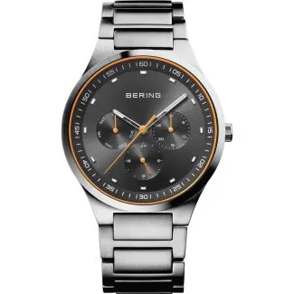 Bering Classic Børstet Grå Ur 11740-009 med quartz urværk