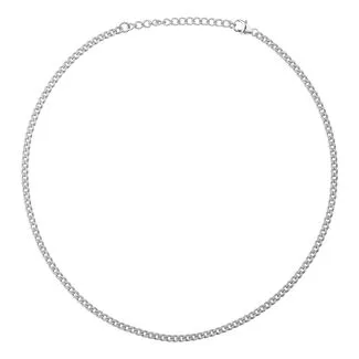 Elegant sølv halskæde til kvinder