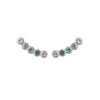 Moderne ByBiehl earclimbers i sølv