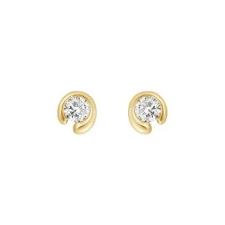 Georg Jensen Mercy Solitaire Earring 1636D guld med diamant