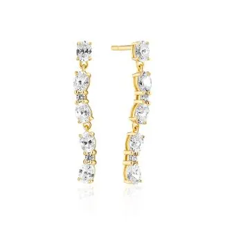 Sif Jacobs - Ellera Ovale Sette - Øreringe - E2417-CZ-YG