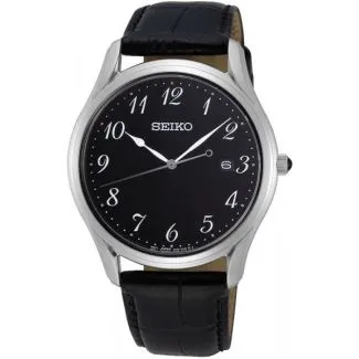 Seiko herreur SUR305P1 – quartz ur med safirglas & stilrent design