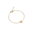 Enamel Organic Clover armbånd i forgyldt sølv – elegant smykke