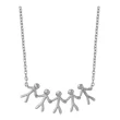 byBiehl Together Family 5 halskæde sølv – smykke til kvinder
