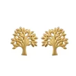 byBiehl Tree of Life ørestikker i forgyldt sølv – elegant design