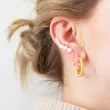 byBiehl Seashell Hoops Large – store forgyldte hoops med skaldetaljer