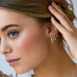 Moderne sølv øreringe kvinder Ellera Pianura