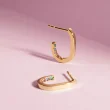 Elegant forgyldt sølvringøreringe fra Sif Jacobs til kvinder