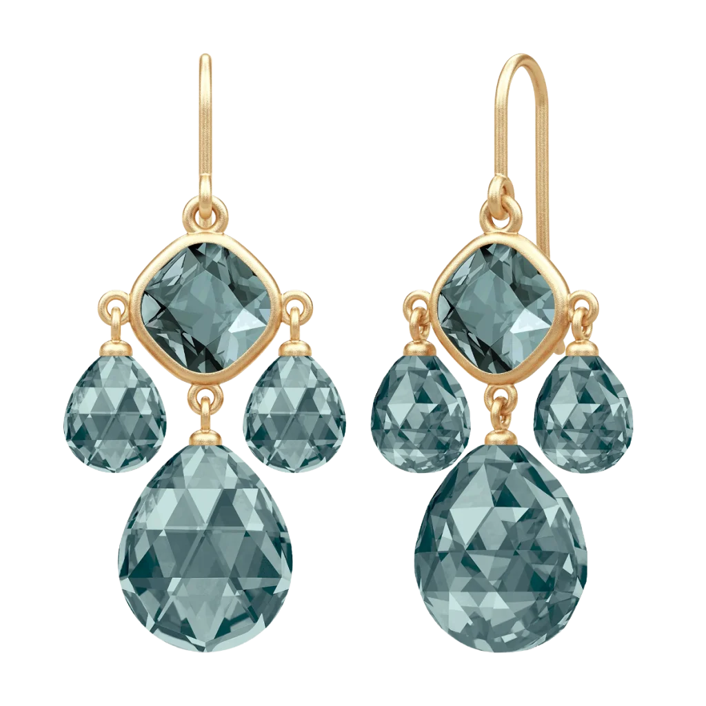 Julie Sandlau Olivia forgyldt sølv øreing HKS777GDMDCR

