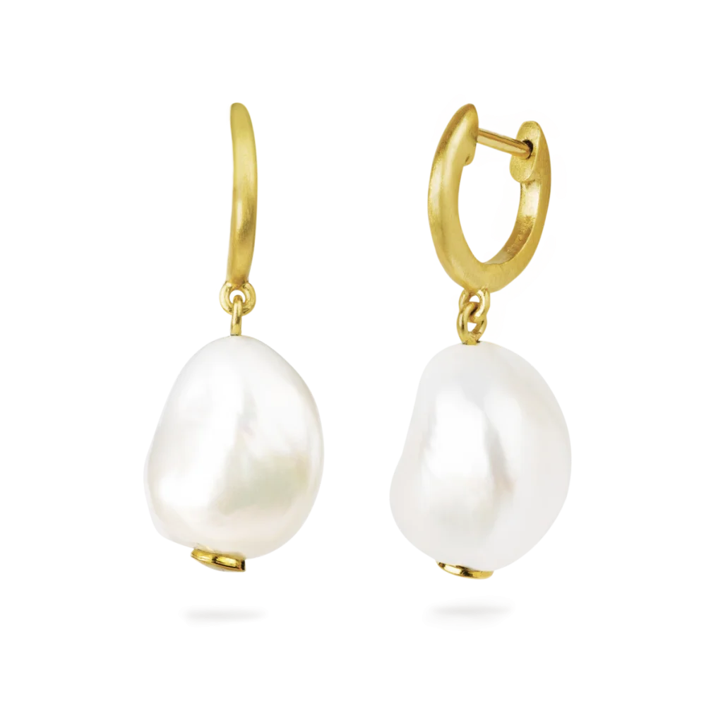 byBiehl Aura Grande Creoler – forgyldte creoler øreringe