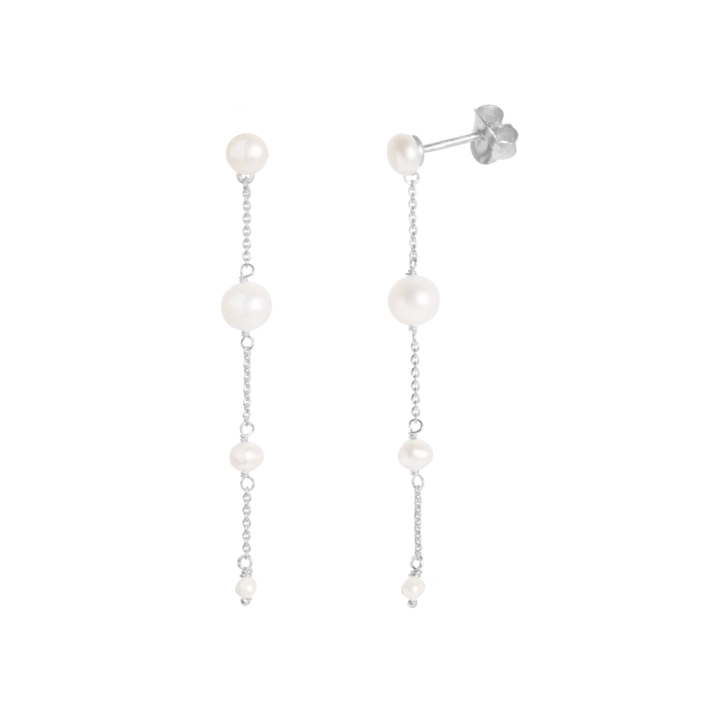 byBiehl Aura Flow Øreringe 4-3903wp-R i sølv

