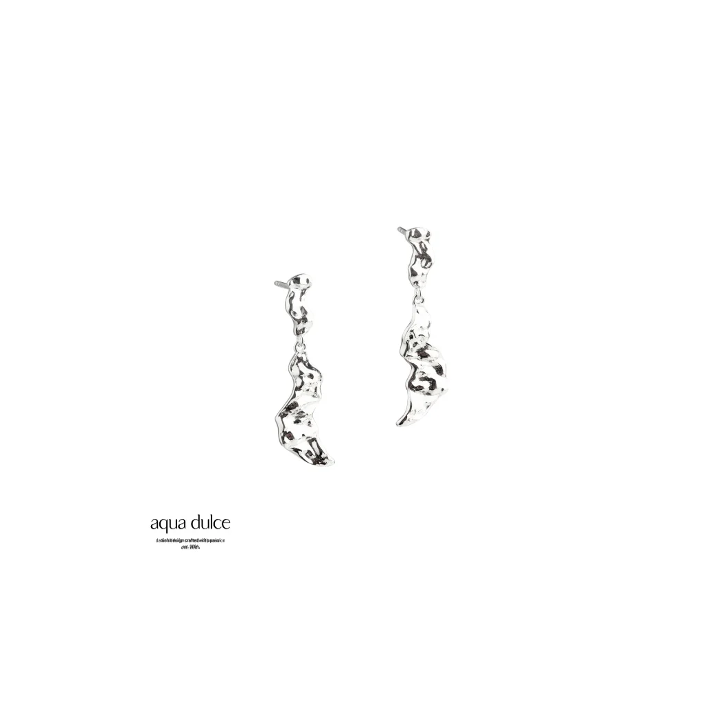 Aqua Dulce Caminito Øreringe i Sølv – Model 5461

