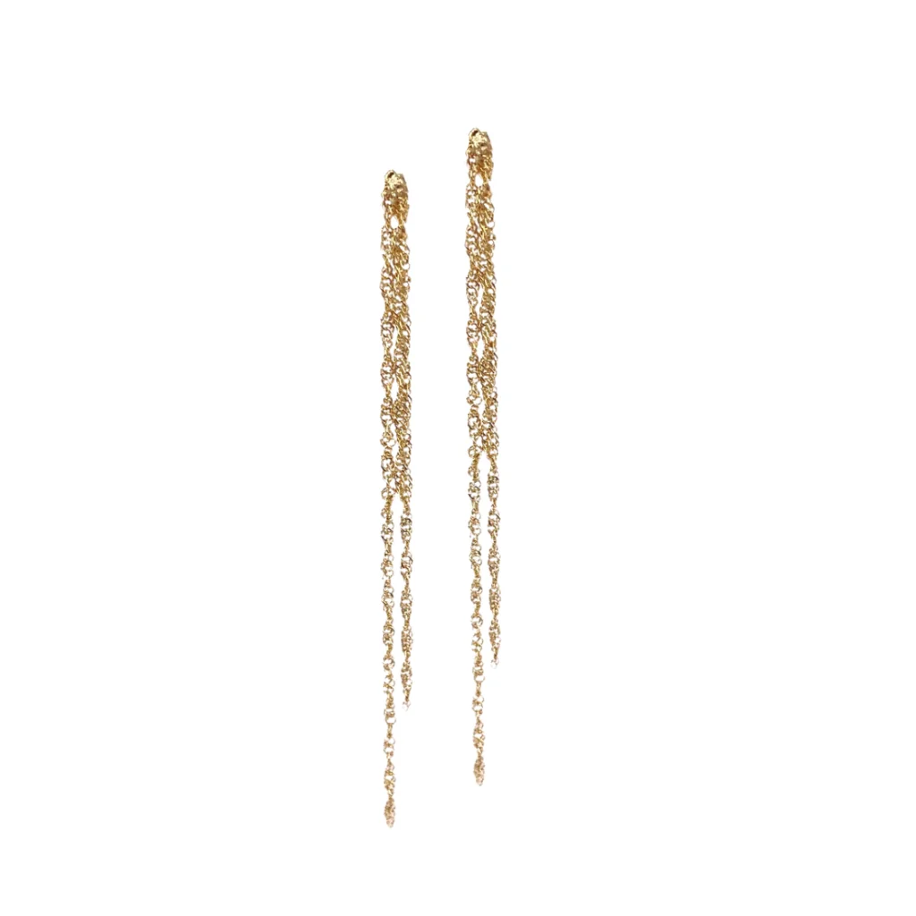 Aqua Dulce SINGAPORE Forgyldte Sølv Ørestikker til Kvinder